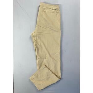 Exofficio Women's Lightweight Nylon Cargo Hiking Pants w/ Roll Snap Cuffs. 10.